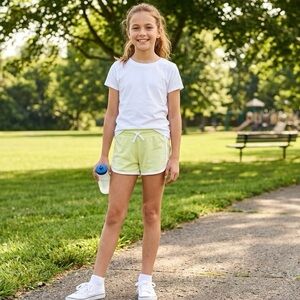 Grayson Threads Girl's Yellow Shorts